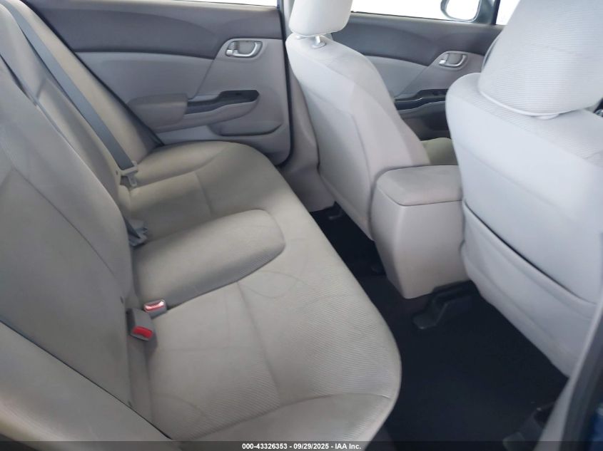 2012 Honda Civic Lx VIN: 19XFB2F57CE059819 Lot: 43326353