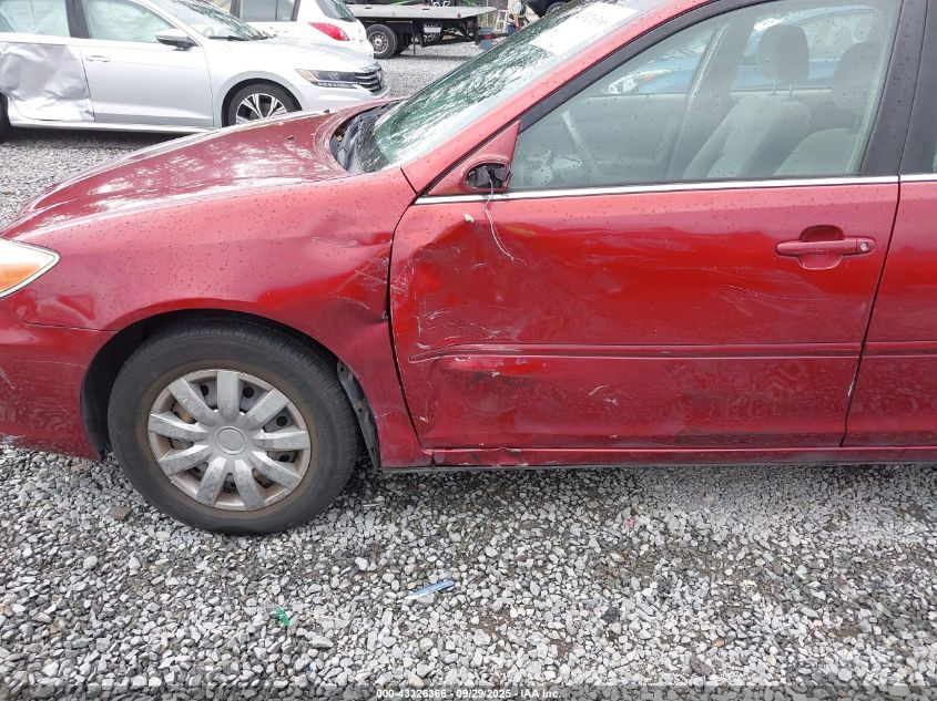 2002 Toyota Camry Le VIN: JTDBE32KX20028157 Lot: 43326366