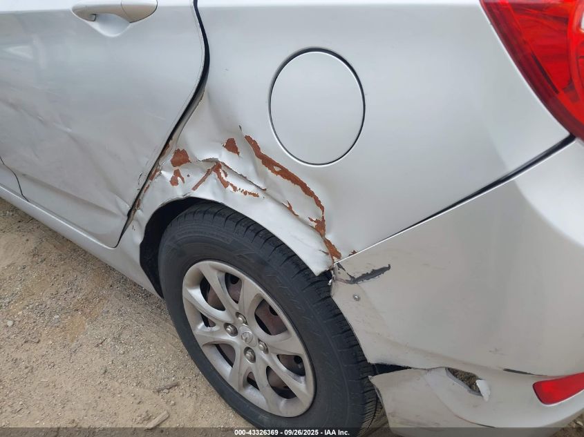 2014 Hyundai Accent Gs VIN: KMHCT5AE6EU193102 Lot: 43326369