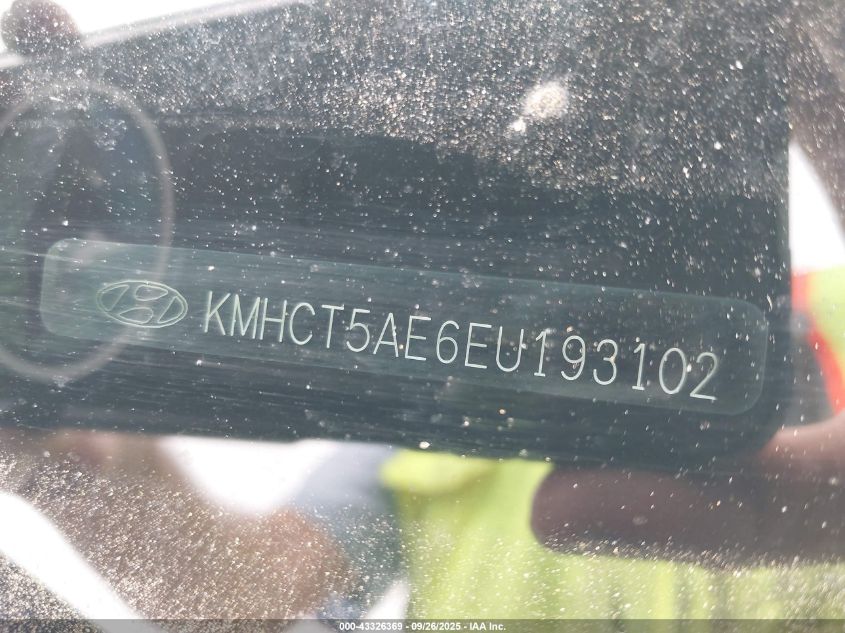 2014 Hyundai Accent Gs VIN: KMHCT5AE6EU193102 Lot: 43326369