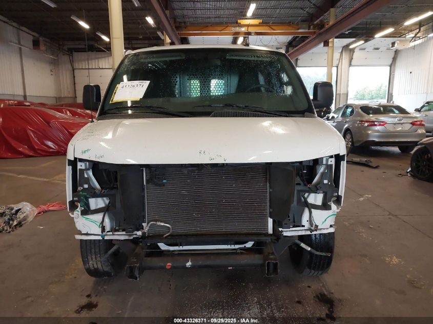 2022 Chevrolet Express Cargo Rwd 2500 Regular Wheelbase Wt VIN: 1GCWGAF71N1224282 Lot: 43326371