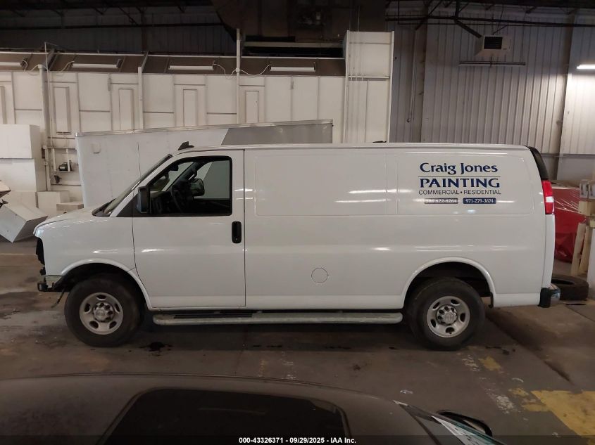 2022 Chevrolet Express Cargo Rwd 2500 Regular Wheelbase Wt VIN: 1GCWGAF71N1224282 Lot: 43326371