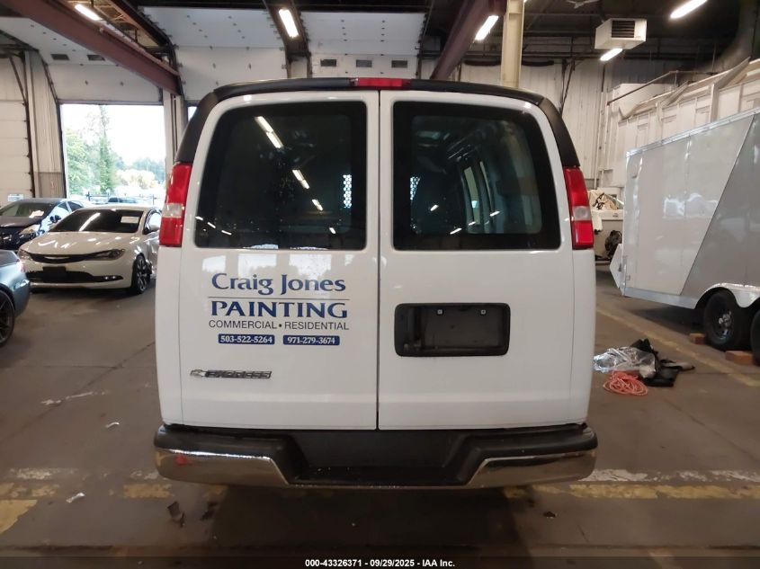 2022 Chevrolet Express Cargo Rwd 2500 Regular Wheelbase Wt VIN: 1GCWGAF71N1224282 Lot: 43326371