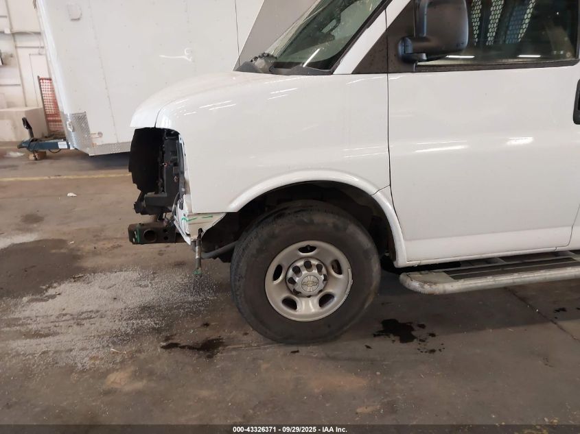 2022 Chevrolet Express Cargo Rwd 2500 Regular Wheelbase Wt VIN: 1GCWGAF71N1224282 Lot: 43326371