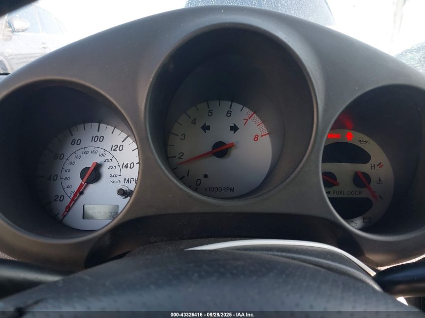 2002 Toyota Mr2 Spyder VIN: JTDFR320820043874 Lot: 43326416