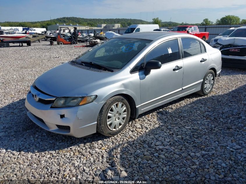 2009 Honda Civic Vp VIN: 2HGFA16319H327306 Lot: 43326424