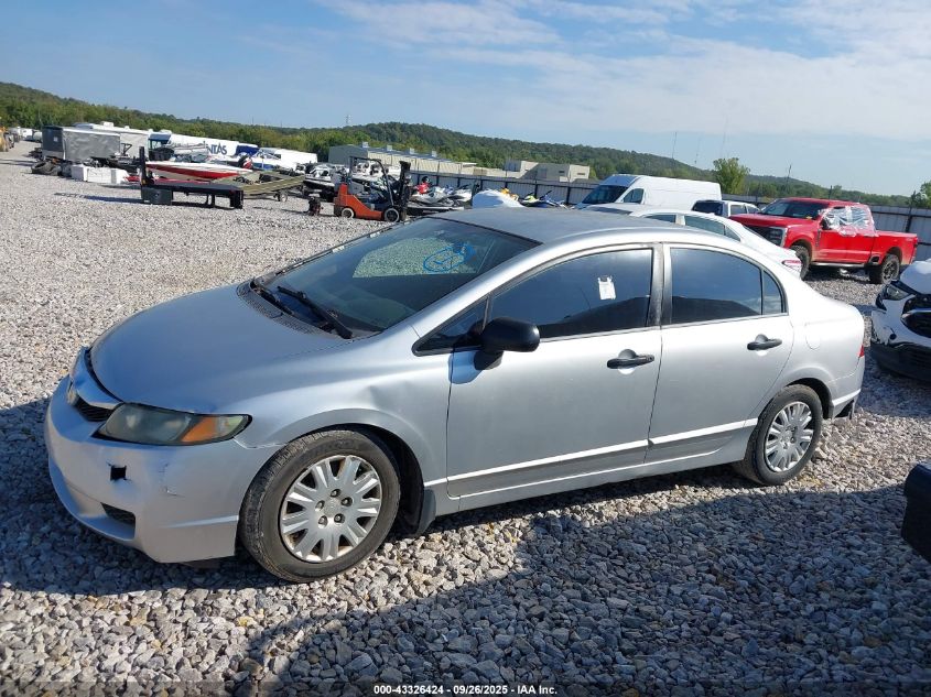 2009 Honda Civic Vp VIN: 2HGFA16319H327306 Lot: 43326424