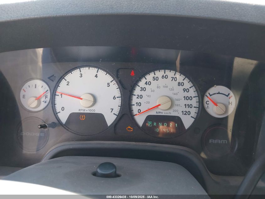 2008 Dodge Ram 1500 St/Sxt VIN: 1D7HA16K58J124145 Lot: 43326438