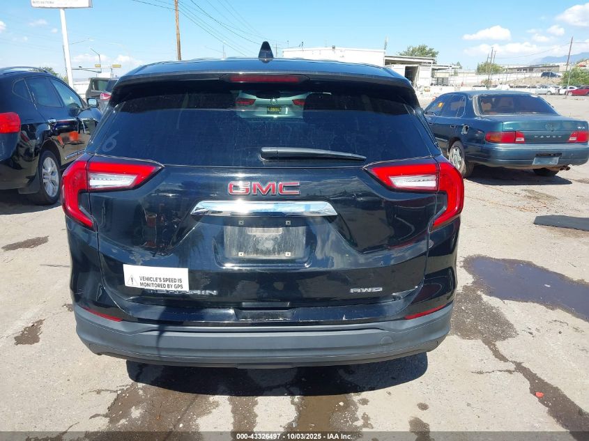 2022 GMC Terrain Awd Sle VIN: 3GKALTEV8NL173670 Lot: 43326497