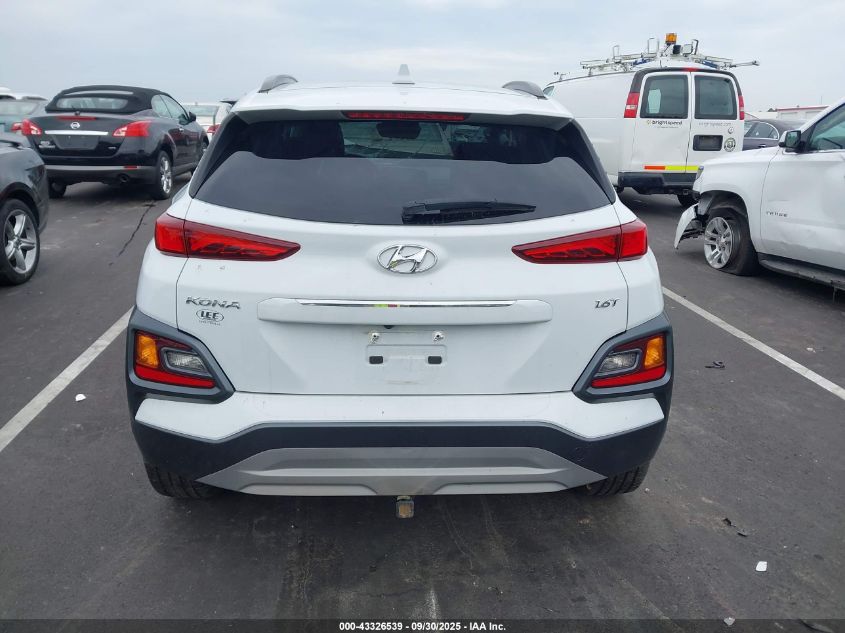 2021 Hyundai Kona Limited VIN: KM8K33A53MU630911 Lot: 43326539