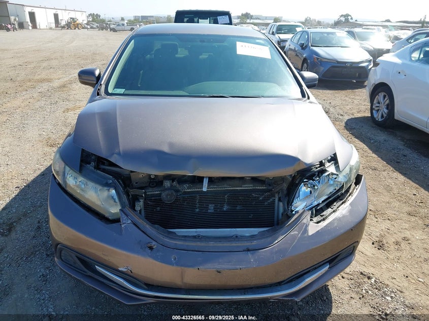 2015 HONDA CIVIC LX - 19XFB2F57FE221906