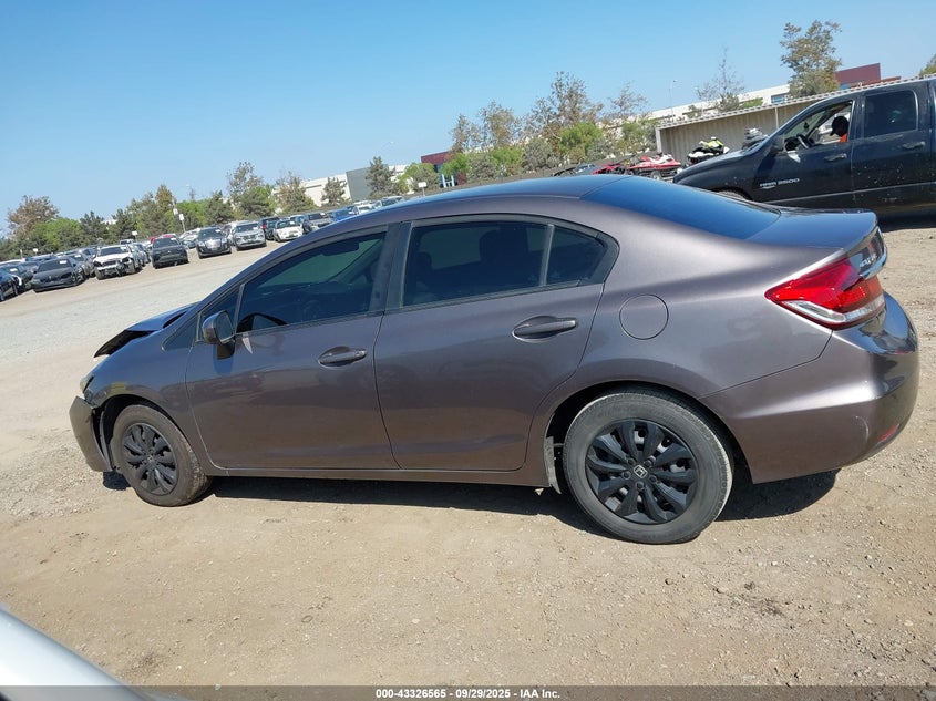 2015 HONDA CIVIC LX - 19XFB2F57FE221906