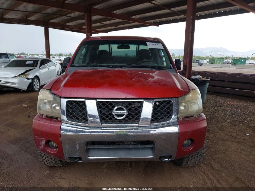 2007 Nissan Titan Se VIN: 1N6AA07A67N214582 Lot: 43326566