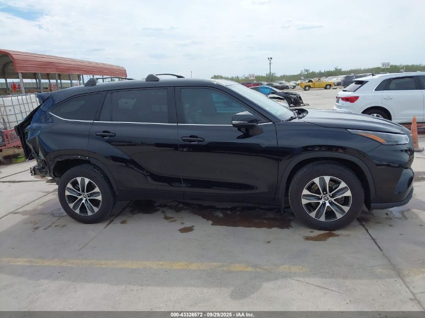 2022 Toyota Highlander Xle VIN: 5TDGZRAH2NS090608 Lot: 43326572