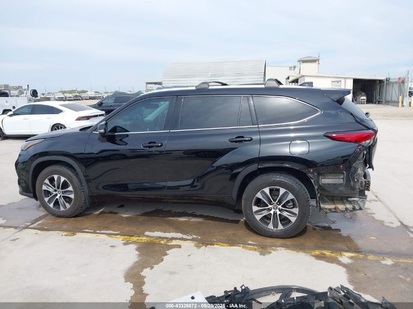 2022 Toyota Highlander Xle VIN: 5TDGZRAH2NS090608 Lot: 43326572