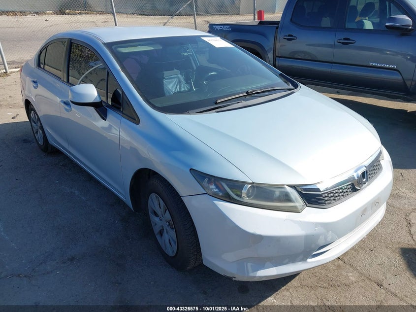 JHMFB2F56CS002734 2012 Honda Civic Lx auction photo 1