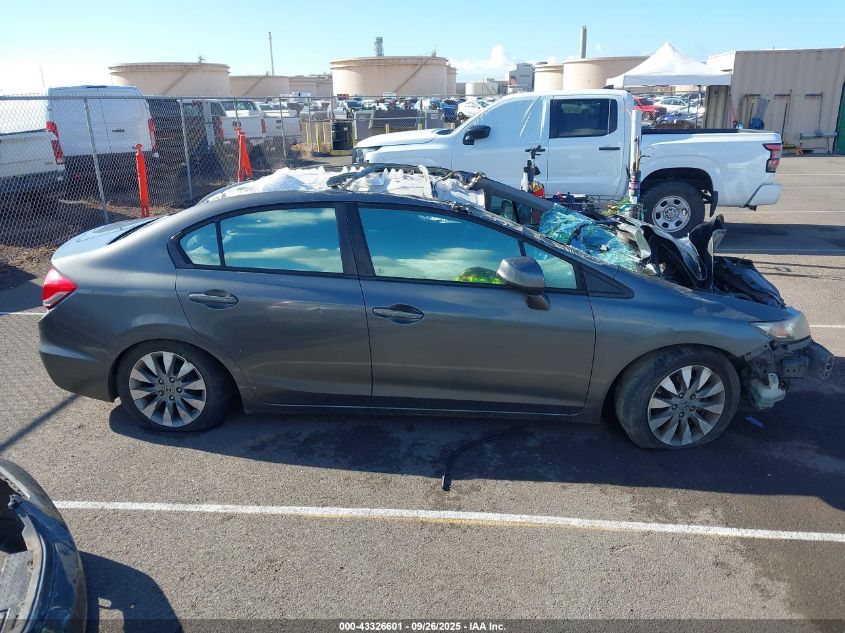 2013 Honda Civic Lx VIN: 2HGFB2F57DH551418 Lot: 43326601