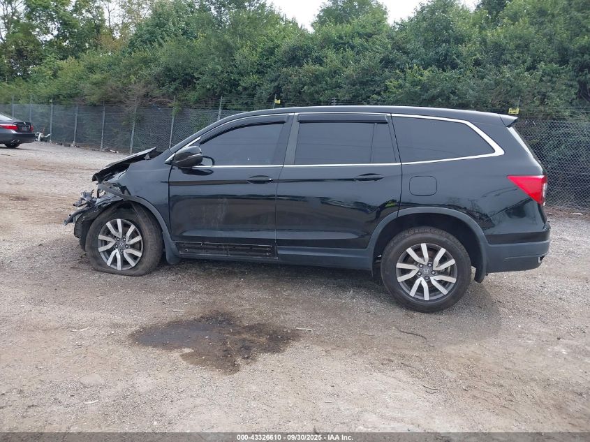 2020 Honda Pilot Awd Ex-L VIN: 5FNYF6H51LB012684 Lot: 43326610