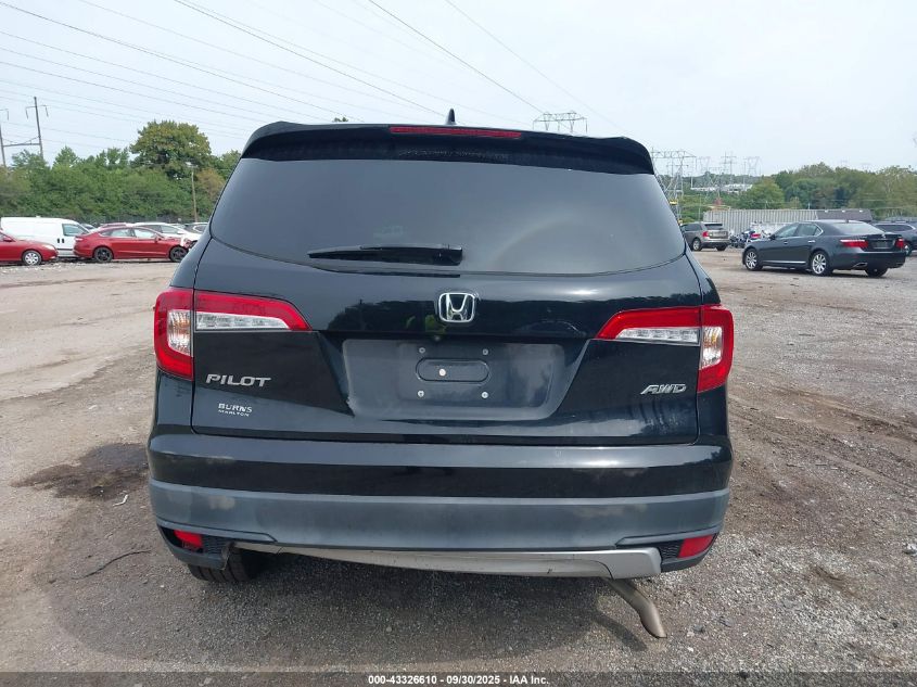 2020 Honda Pilot Awd Ex-L VIN: 5FNYF6H51LB012684 Lot: 43326610