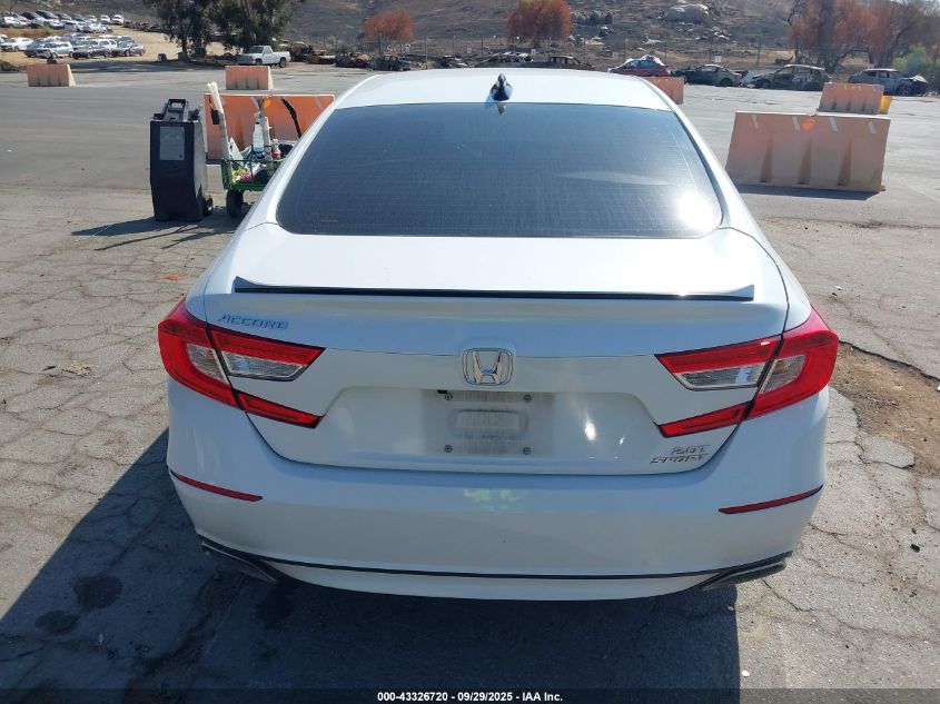 2021 Honda Accord Sport 2.0T VIN: 1HGCV2F38MA020090 Lot: 43326720