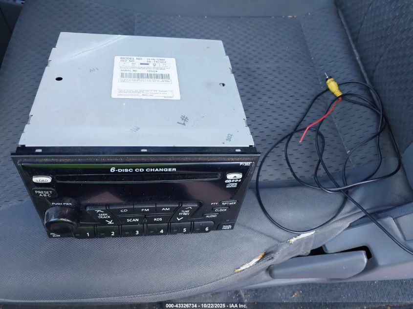 2002 Nissan Xterra Xe VIN: 5N1ED28T12C572115 Lot: 43326734