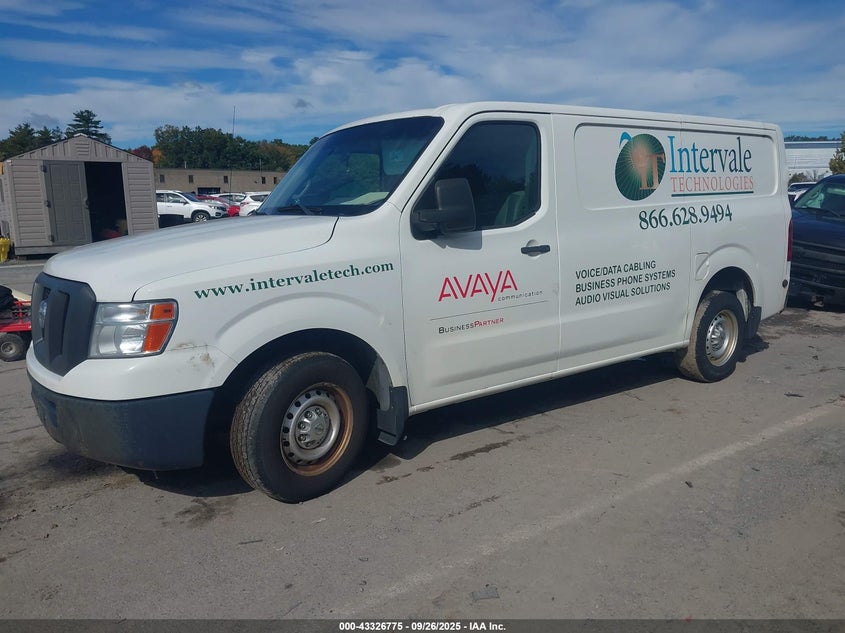 2015 NISSAN NV CARGO NV1500 S V6 - 1N6BF0KL0FN809179