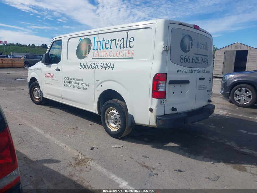 2015 NISSAN NV CARGO NV1500 S V6 - 1N6BF0KL0FN809179