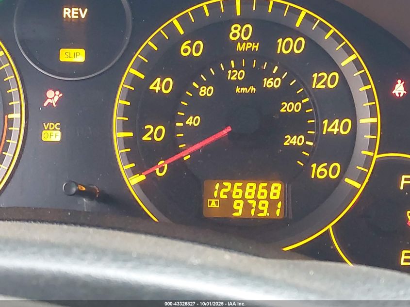 2005 Infiniti G35 VIN: JNKCV51E65M225009 Lot: 43326827