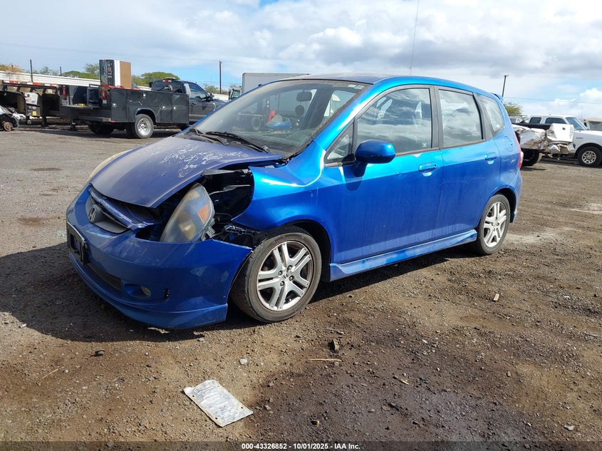 JHMGD386X8S031266 2008 HONDA FIT photo no. 2