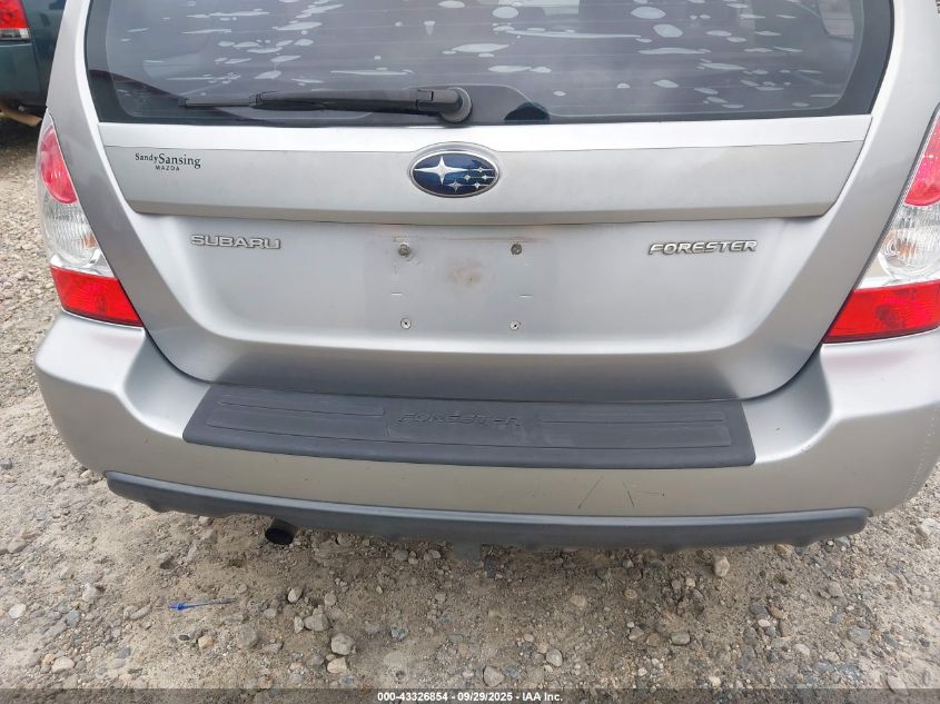 2008 Subaru Forester 2.5X VIN: JF1SG656X8H709705 Lot: 43326854
