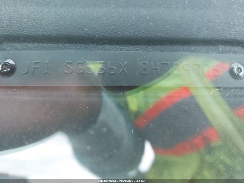 2008 Subaru Forester 2.5X VIN: JF1SG656X8H709705 Lot: 43326854