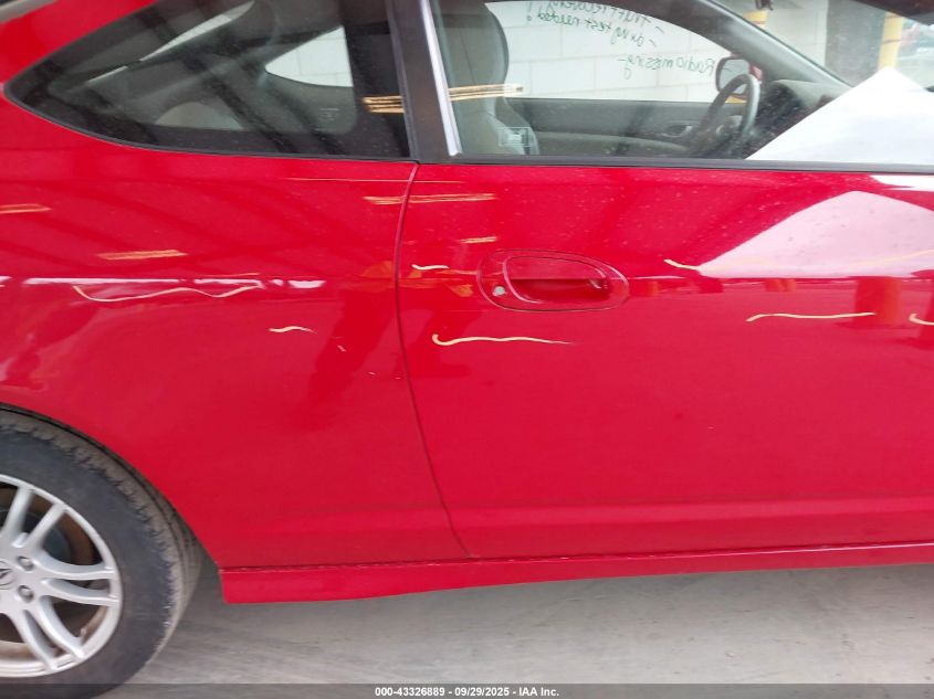 2005 Acura Rsx VIN: JH4DC54835S010540 Lot: 43326889