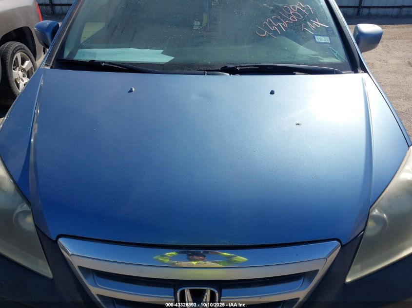 2006 Honda Odyssey Ex-L VIN: 5FNRL38786B075377 Lot: 43326893