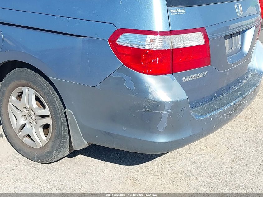 2006 Honda Odyssey Ex-L VIN: 5FNRL38786B075377 Lot: 43326893