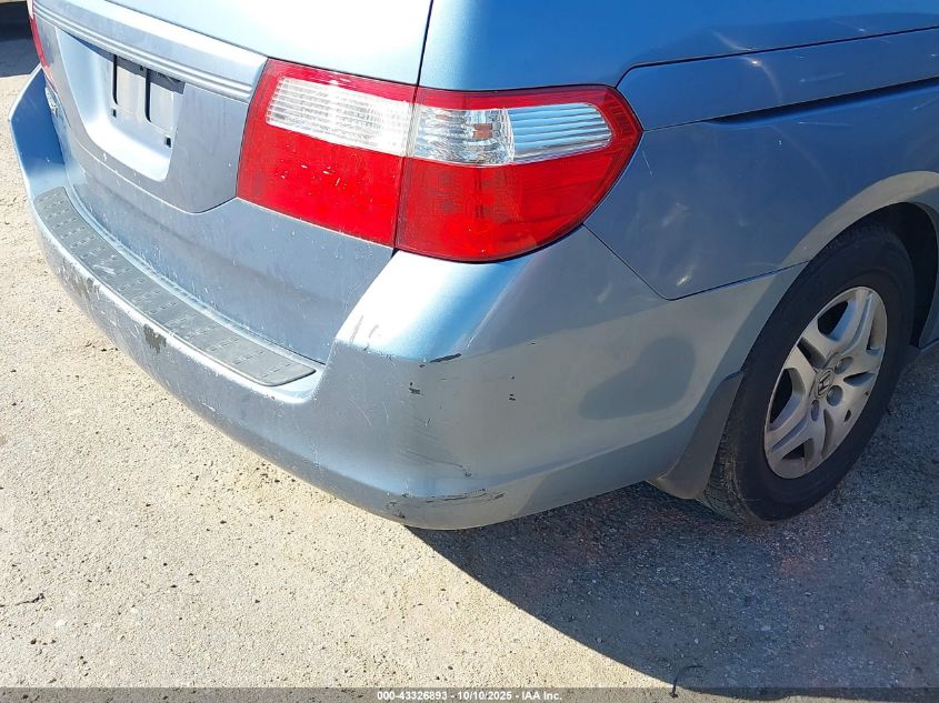 2006 Honda Odyssey Ex-L VIN: 5FNRL38786B075377 Lot: 43326893