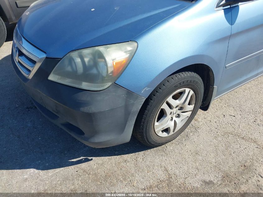 2006 Honda Odyssey Ex-L VIN: 5FNRL38786B075377 Lot: 43326893