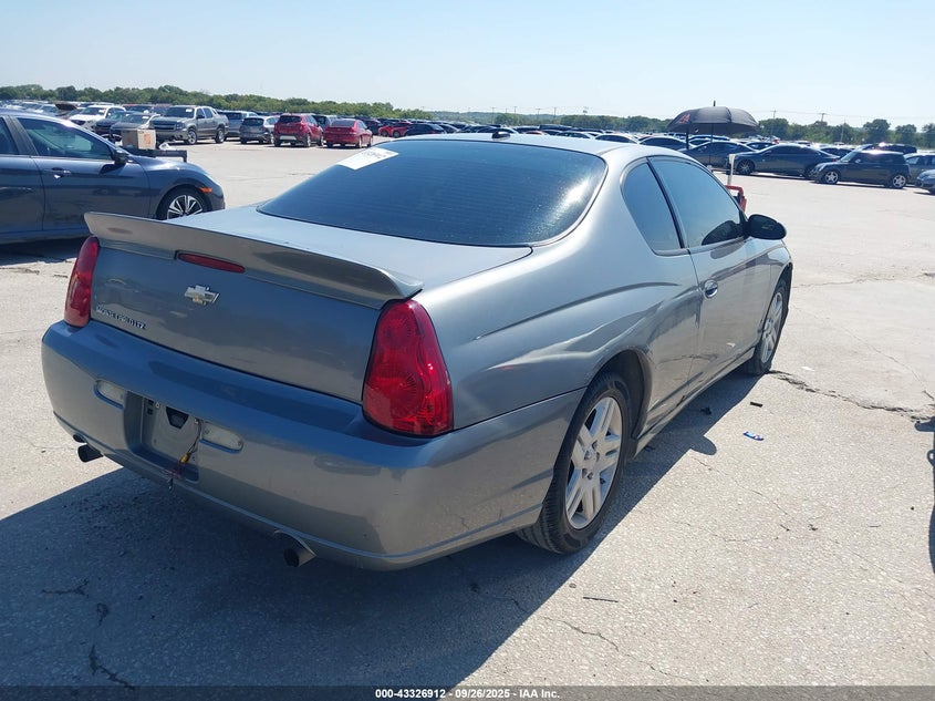 2G1WN151369255767 2006 CHEVROLET MONTE CARLO photo no. 4