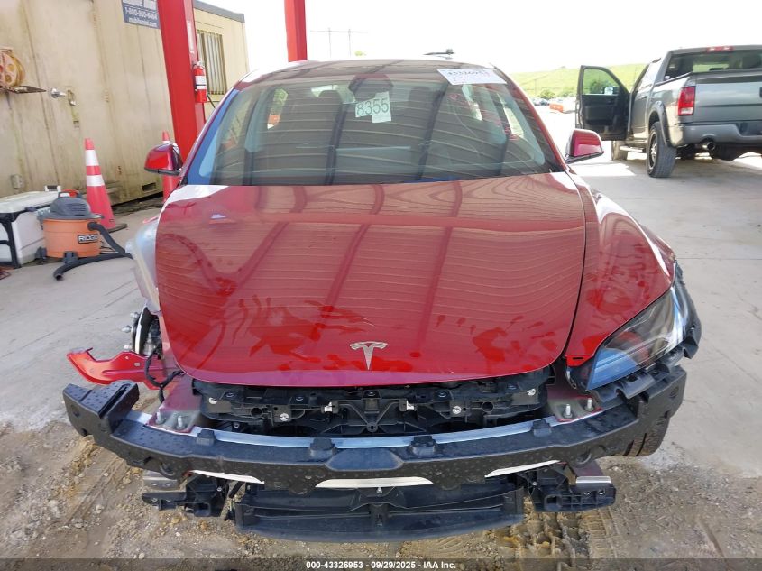 2024 Tesla Model 3 Performance All-Wheel Drive VIN: 5YJ3E1ET6RF893880 Lot: 43326953