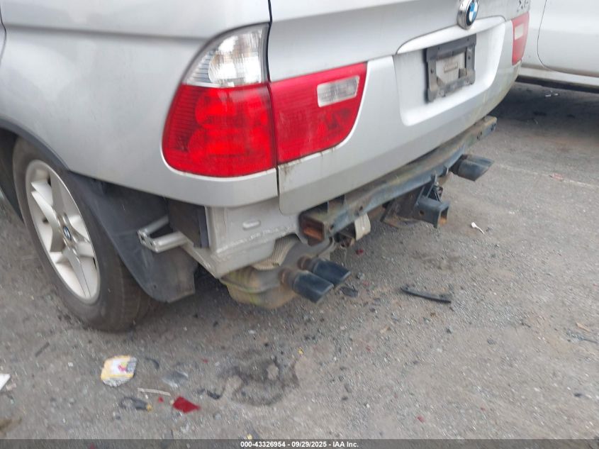 2005 BMW X5 4.4I VIN: 5UXFB53515LV13240 Lot: 43326954