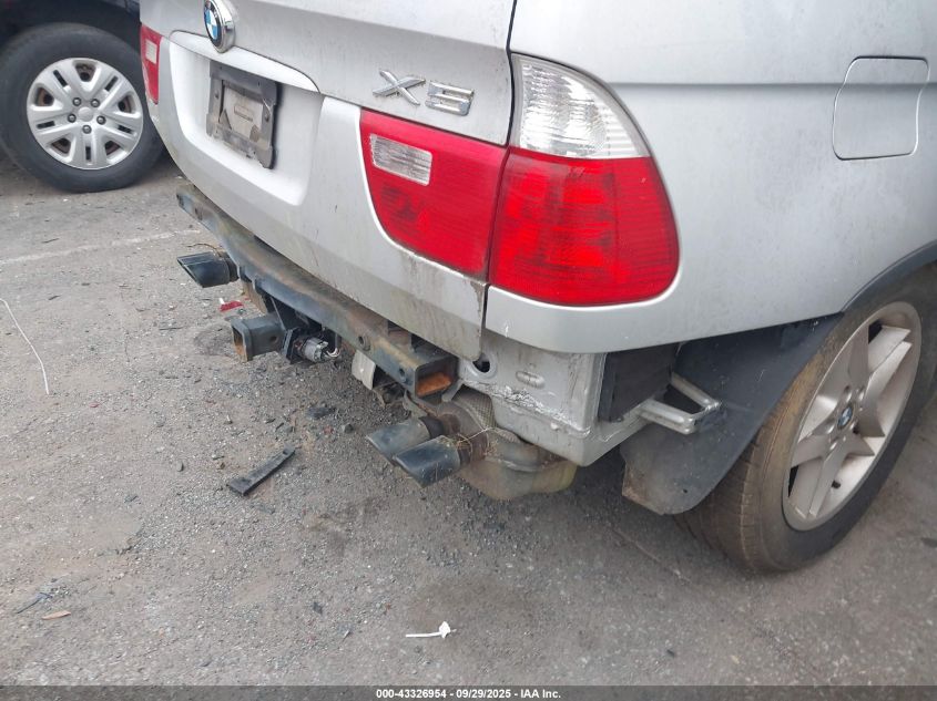2005 BMW X5 4.4I VIN: 5UXFB53515LV13240 Lot: 43326954