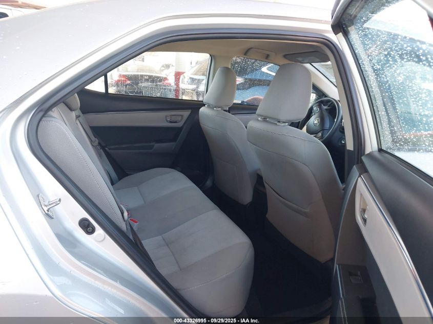 2016 Toyota Corolla Le VIN: 5YFBURHE9GP449727 Lot: 43326995