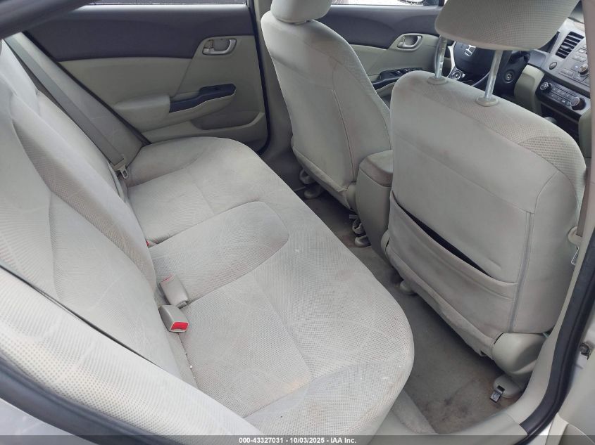 2012 Honda Civic Lx VIN: 2HGFB2F50CH523801 Lot: 43327031