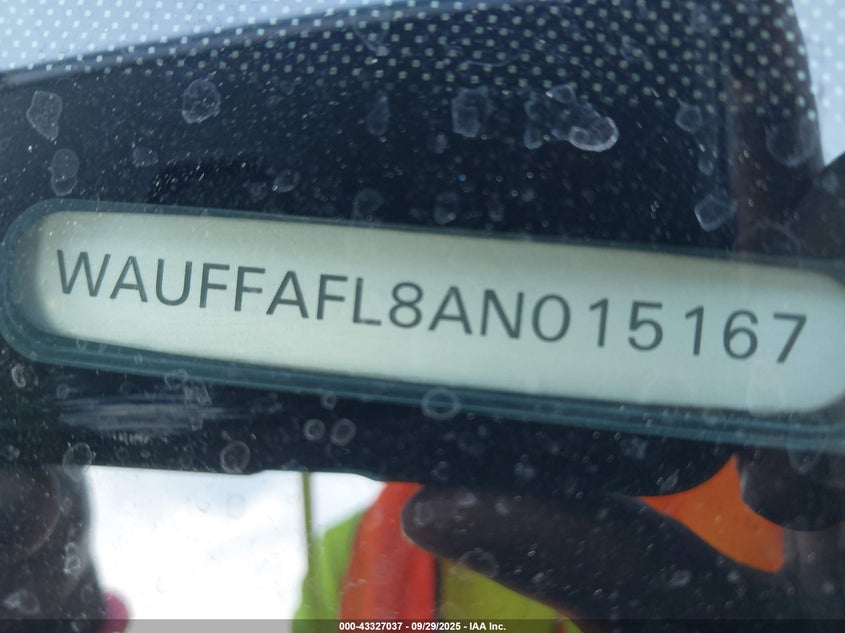 2010 Audi A4 2.0T Premium VIN: WAUFFAFL8AN015167 Lot: 43327037