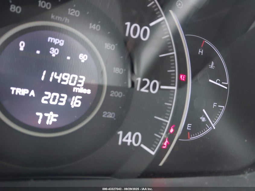 2016 Honda Cr-V Lx VIN: 2HKRM3H38GH539216 Lot: 43327043