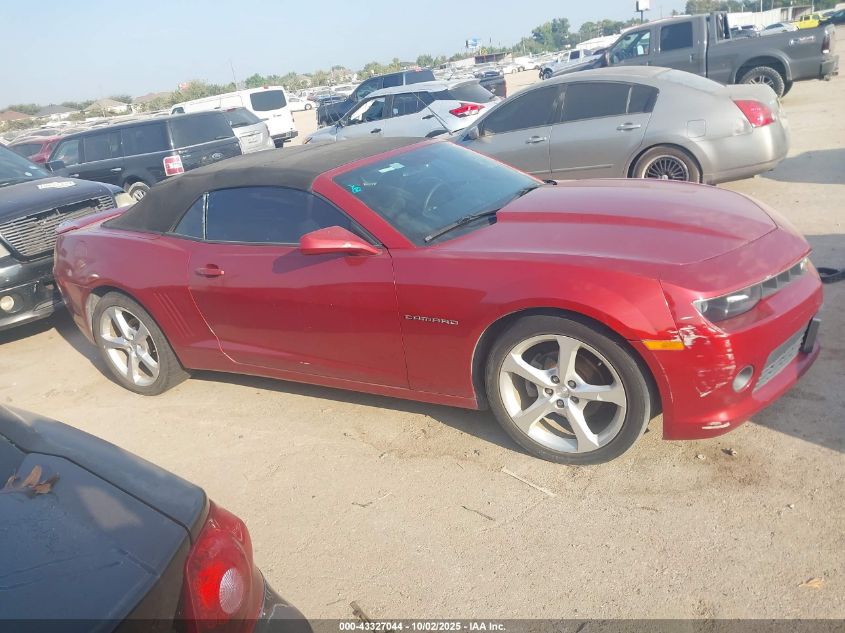 2015 Chevrolet Camaro 1Lt VIN: 2G1FD3D31F9288817 Lot: 43327044