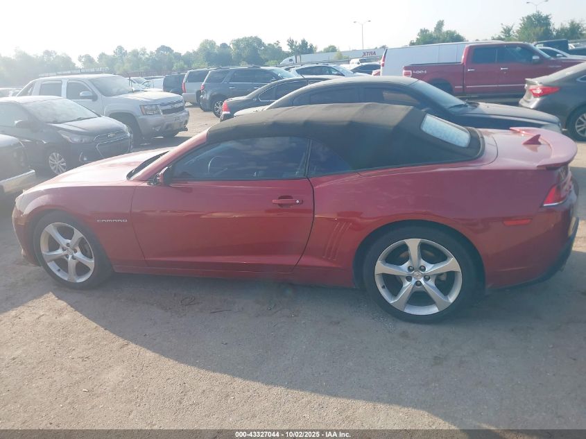 2015 Chevrolet Camaro 1Lt VIN: 2G1FD3D31F9288817 Lot: 43327044