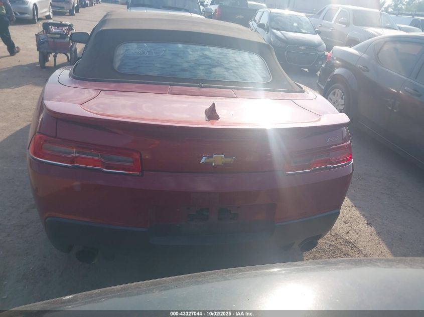 2015 Chevrolet Camaro 1Lt VIN: 2G1FD3D31F9288817 Lot: 43327044