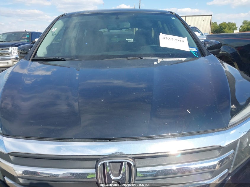 2016 Honda Pilot Ex-L VIN: 5FNYF5H56GB017461 Lot: 43327049