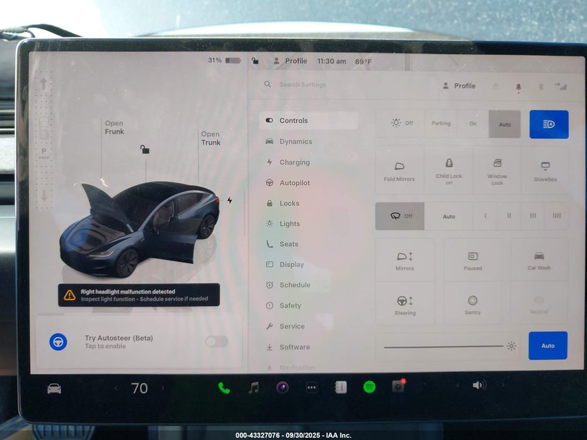 2025 TESLA MODEL 3 LONG RANGE REAR-WHEEL DRIVE - 5YJ3E1EA1SF038993