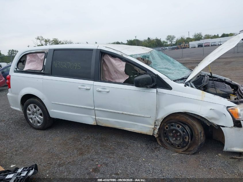 2016 Dodge Grand Caravan Se VIN: 2C4RDGBG4GR116588 Lot: 43327095